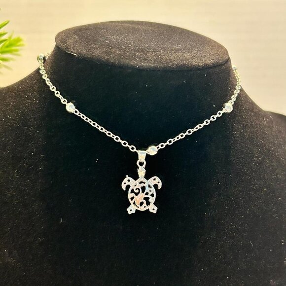 LADIES Sea turtle anklet - Picture 2 of 2